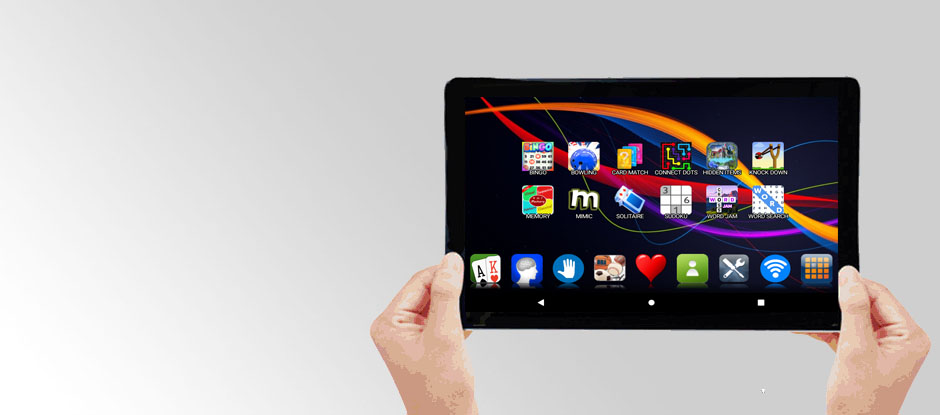 Single Touch, Large Icons and Text for Senior Tablet PC